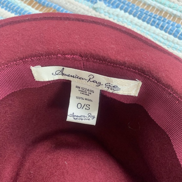 American Rag Maroon Wool Hat - Picture 4 of 4